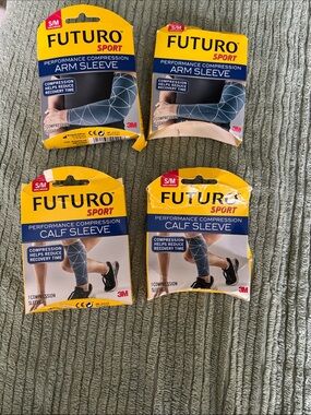 Futuro Sport Compression Arm & Calf Sleeves - Blue
